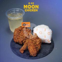 2 Pcs Moon Fried Chicken Complete Set